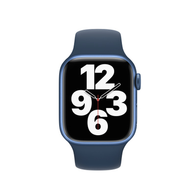 Apple Watch Series 7（GPS + Cellularモデル）- 41mmブルーアルミニウムケースとアビスブルースポーツバンド [整備済製品]