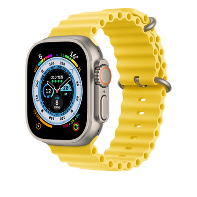 Apple Watch Ultra（GPS + Cellularモデル）- 49mmチタニウムケースとイエローオーシャンバンド