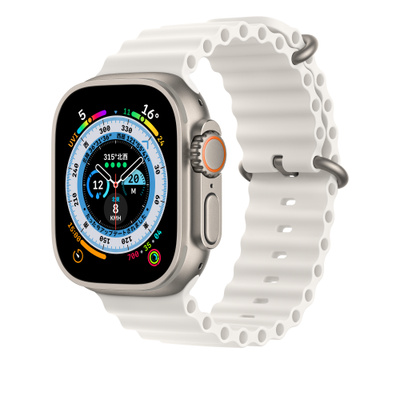 Apple Watch Ultra（GPS + Cellularモデル）- 49mmチタニウムケースとホワイトオーシャンバンド