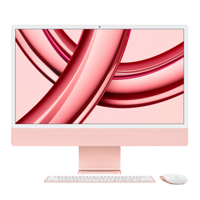 24インチiMac [整備済製品] 8コアCPUと10コアGPUを搭載したApple M3チップ - ピンク