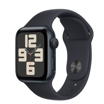 Apple Watch SE（GPSモデル）- 40mmミッドナイトアルミニウムケースとS/Mミッドナイトスポーツバンド [整備済製品]