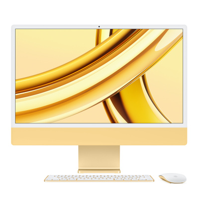 24インチiMac [整備済製品] 8コアCPUと10コアGPUを搭載したApple M3チップ - イエロー