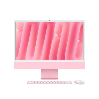 24インチiMac [整備済製品] 10コアCPUと10コアGPUを搭載したApple M4チップ、ギガビットEthernet、Nano-textureガラス - ピンク