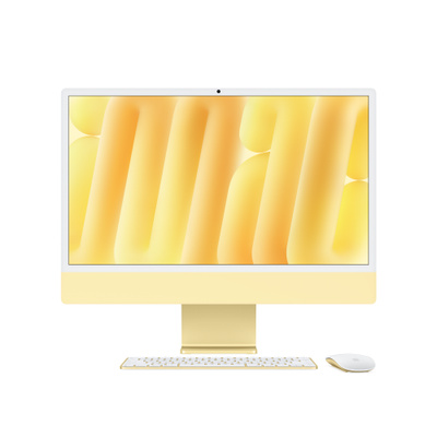 24インチiMac [整備済製品] 8コアCPUと8コアGPUを搭載したApple M4チップ - イエロー